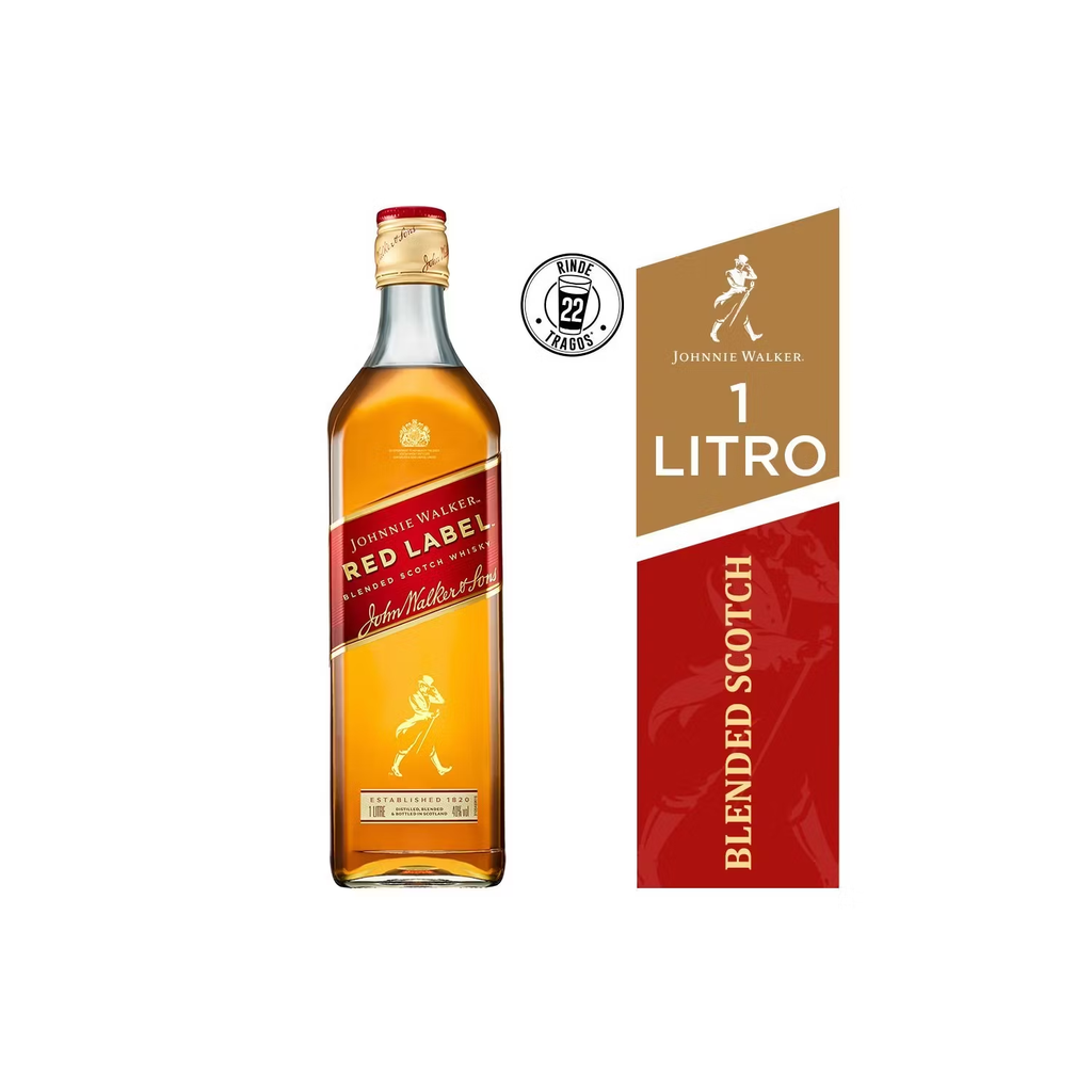 [U810-13] WHISKEY JOHNNIE WALKER RED LABEL 1LT (40°)