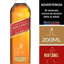 WHISKEY PETACA JW RED LABEL 200ML (40° )