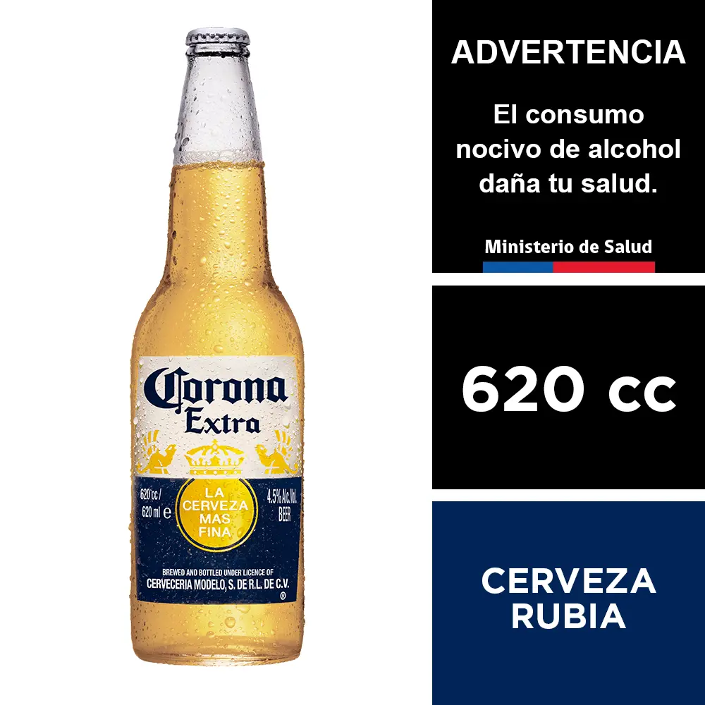 [400-53] CERVEZA CORONA 620cc (4.5°)