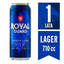 [400-48] CERVEZA ROYAL GUARD LATON 710ml (5.0°)