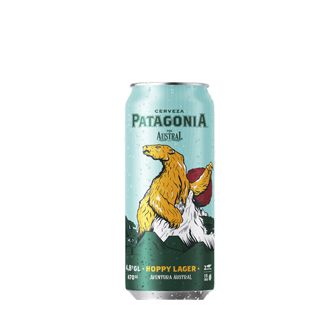 [400-40] CERVEZA PATAGONIA HOPPY LATA 470cc (4.8º)