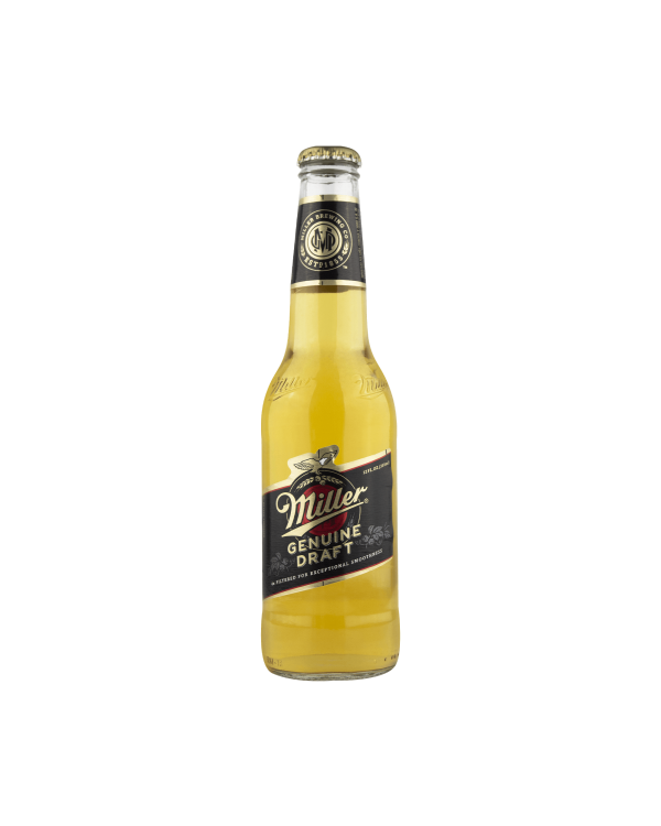 CERVEZA MILLER BOTELLIN 355cc (4.7º)