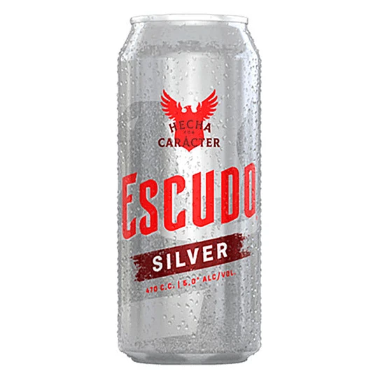 [400-20] CERVEZA ESCUDO SILVER LATA 470cc (5°)