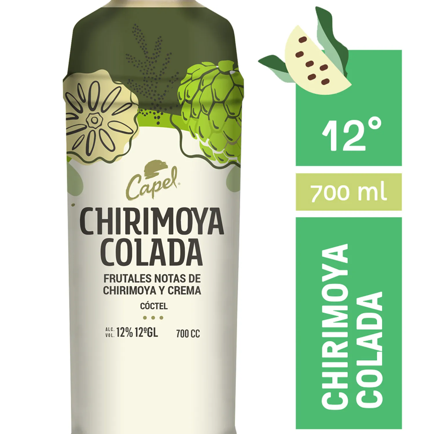 COCTEL CAPEL CHIRIMOYA COLADA 700cc (12°)