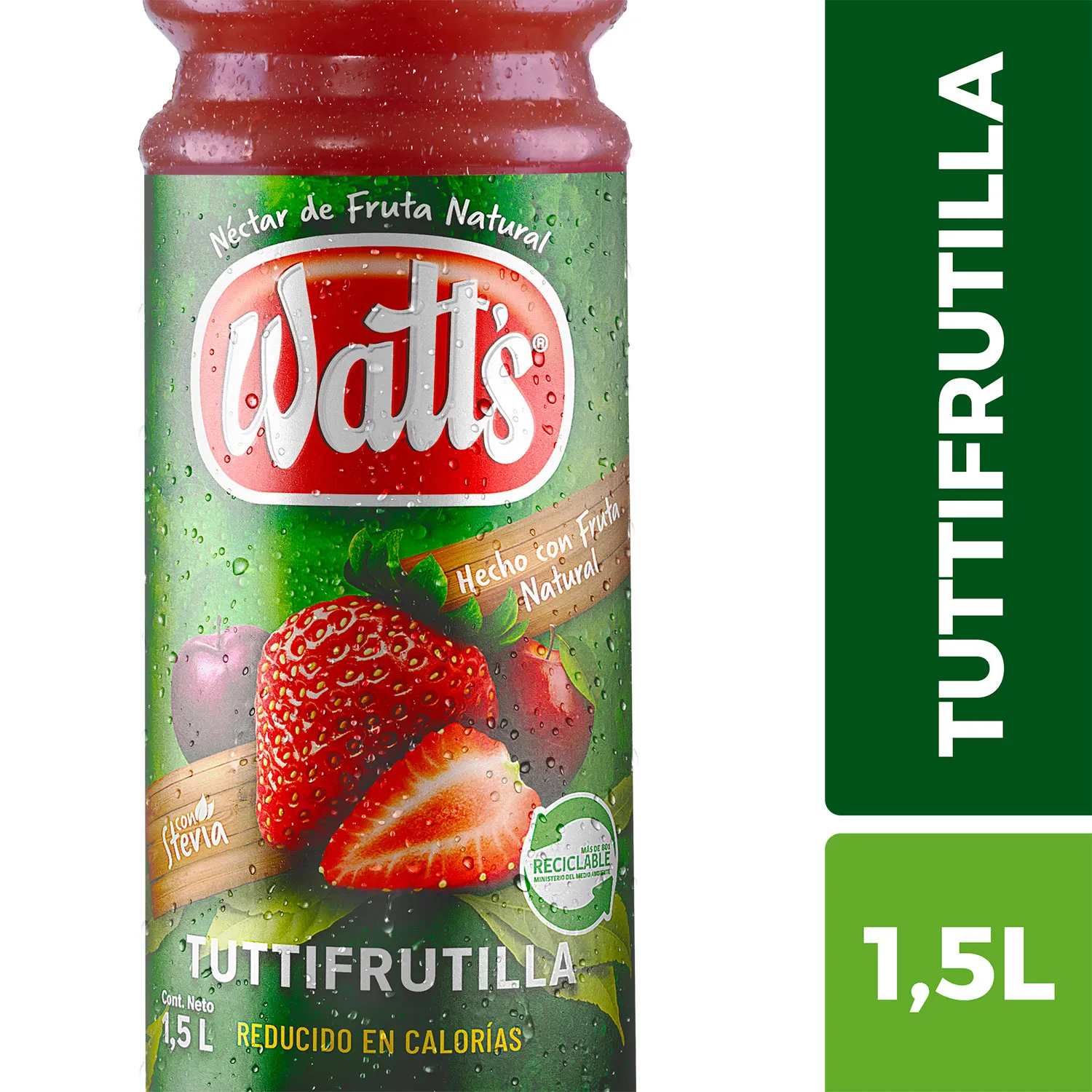 [U700-6] NECTAR WATTS TUTTIFRUTILLA  1.5 LT