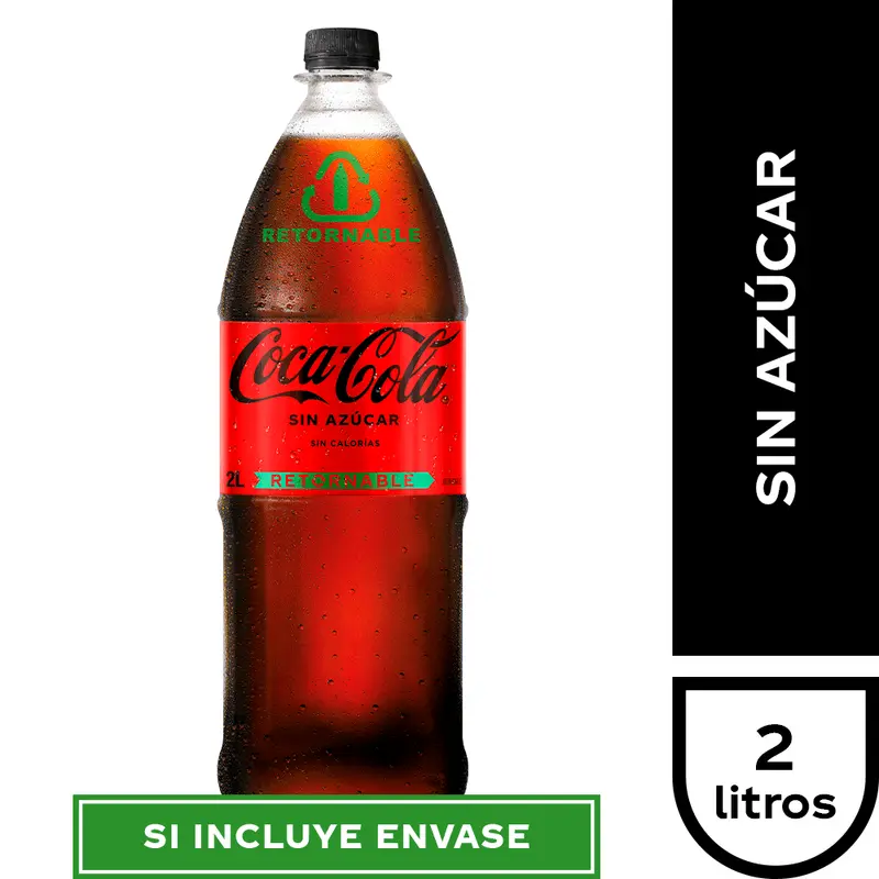 [U111-2] COCA COLA SIN AZUCAR RET 2 LT