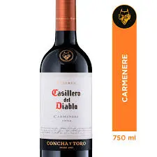 [V100-] VINO CASILLERO DEL DIABLO CARMENER RESERVA 750cc (13.5°)
