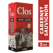 [V100-] VINO CLOS DE PIRQUE C. SAUVIGNON TETRA 2 LT (11.5° )