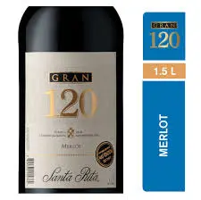 [V100-] VINO GRAN 120 MERLOT BOTELLON 1.5 LT (12°)