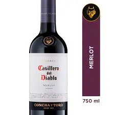 VINO CASILLERO DEL DIABLO MERLOT RESERVA 750CC (13.5°)