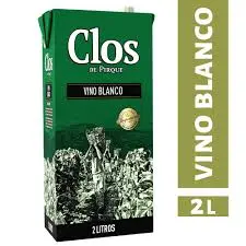 [V100-] VINO CLOS DE PIRQUE BLANCO TETRA 2 LT (11.5°)
