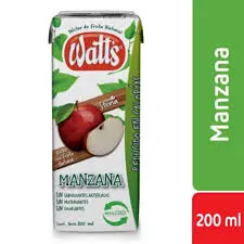 JUGO DE MANZANA WATTS 200ml   