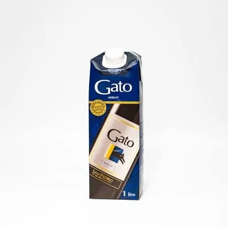 VINO GATO MERLOT TETRA 1 LT (12°) 
